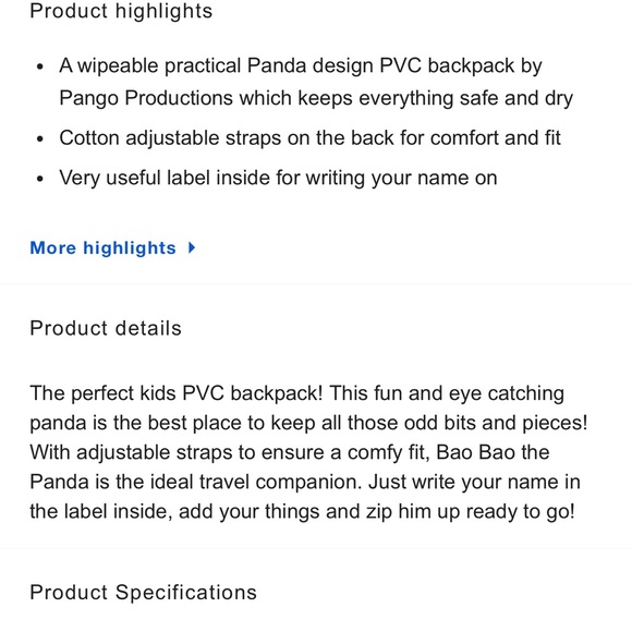 Pango Rainbow Clear Packpack - Picture 6 of 6